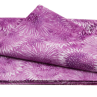 Purple Passion Batiks - Sunflowers Urchin 2 Yard Cut