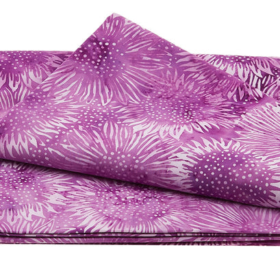 Purple Passion Batiks - Sunflowers Urchin 2 Yard Cut