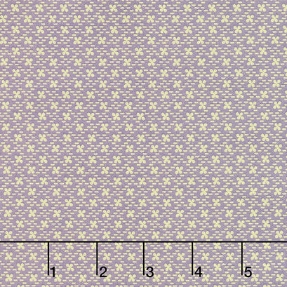 Purple Passion - Clover Purple Green Yardage