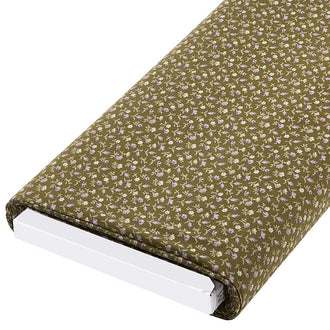 Purple Passion - Garden Flowers Dark Green 15 Yard Bolt