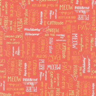 Purrfect Day - Purrfect Words Clay Yardage