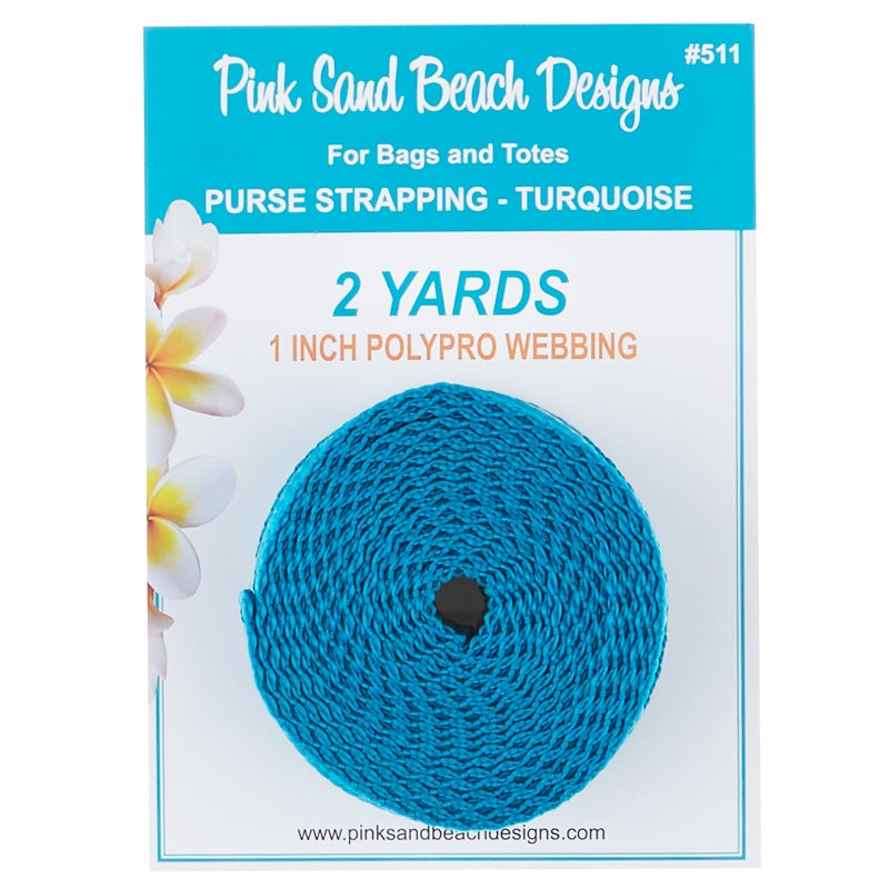 Purse Strapping - Turquoise