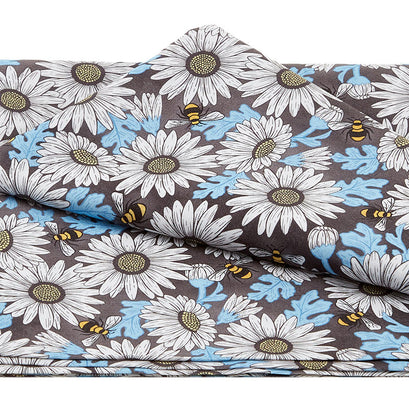 Queen Bee - Feed The Bees Charcoal 2 Yard Cut