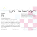 Quick Tea Towel Apron Pattern