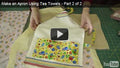 Quick Tea Towel Apron Pattern