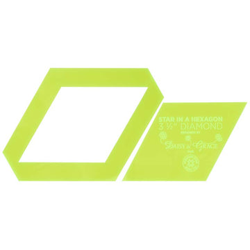 Quilt As You Go 1 3/4" Star in a Hexagon Template Set Designed by Daisy & Grace for Missouri Star Quilt Company