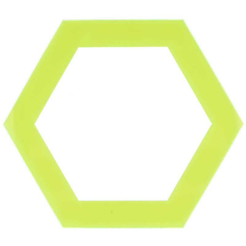 Quilt As You Go 2 1/2" Hexagon Template Designed by Daisy & Grace for