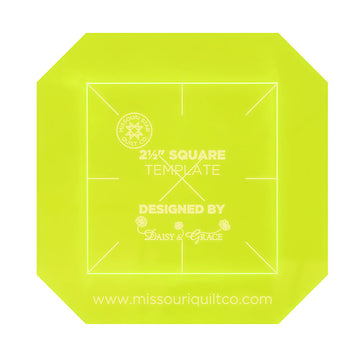Quilt As You Go 2 1/2" Square Template by Daisy & Grace for Missouri Star Quilt Company