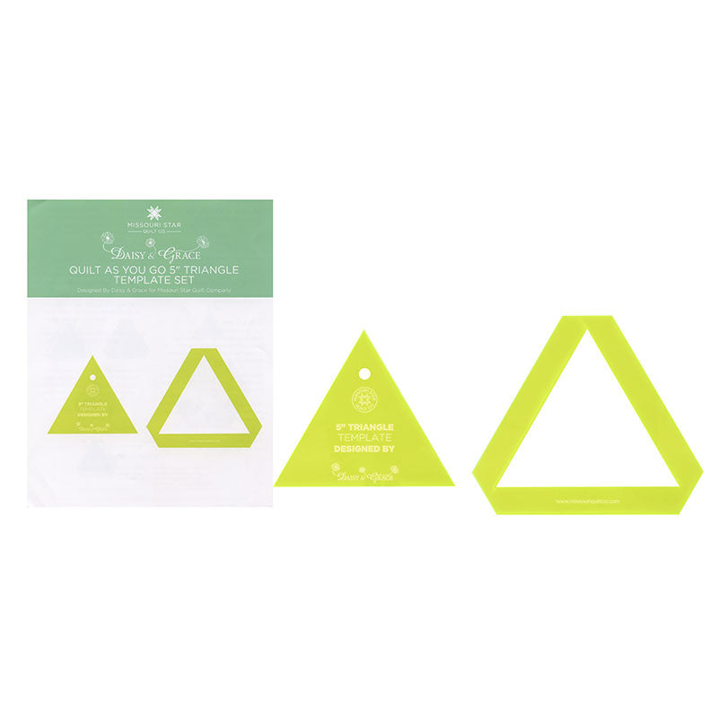 Quilt As You Go 5" Triangle Template by Daisy & Grace for Missouri Star Quilt Company