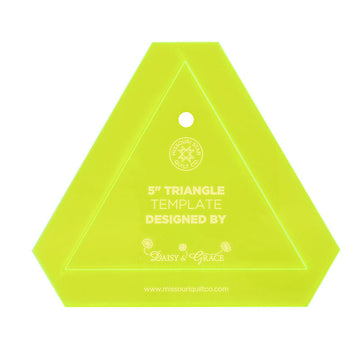 Quilt As You Go 5" Triangle Template by Daisy & Grace for Missouri Star Quilt Company
