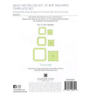 Quilt As You Go Squares Set by Daisy & Grace for Missouri Star Quilt Company