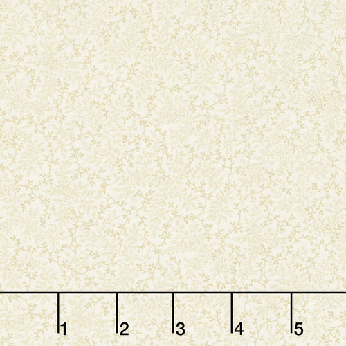 Quilt Backs - Delicate Vines Super Pale 108" Wide Backing