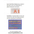 Quilt Block Markers - Blue Alternative View #2