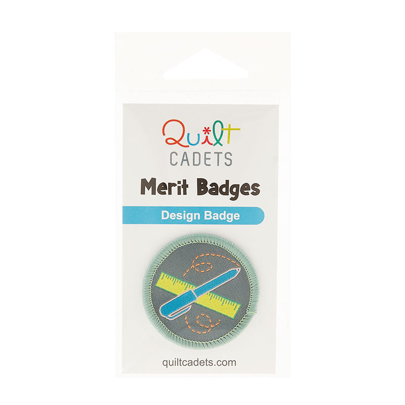 Quilt Cadets Merit Badge - Design Badge Alternative View #1