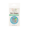 Quilt Cadets Merit Badge - Quilt Block Badge Alternative View #1