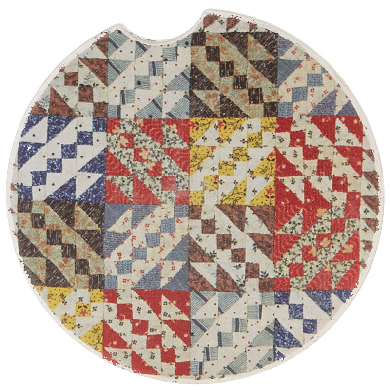 Quilt Car Coaster - Flying Geese Primary Image