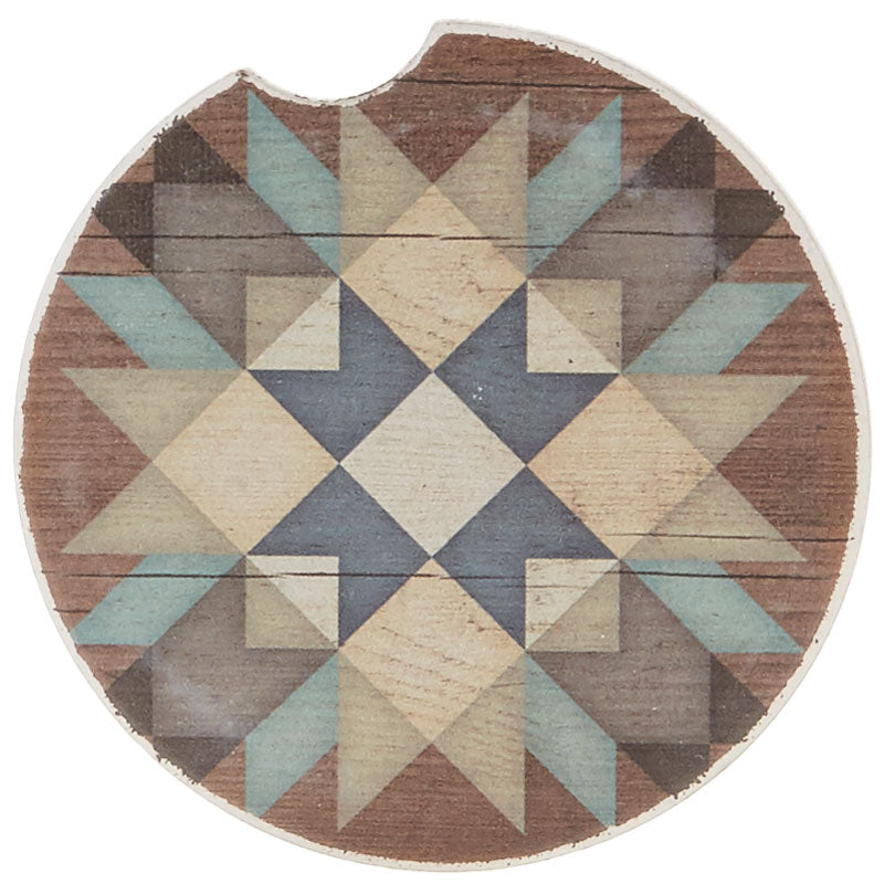 Quilt Car Coaster - Starburst