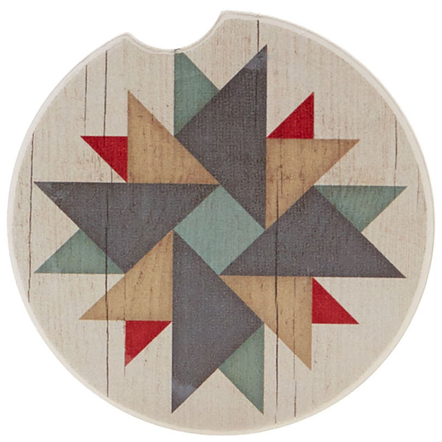 Quilt Car Coaster - Windmill Primary Image