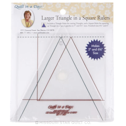 Quilt in a Day Larger Triangle in a Square