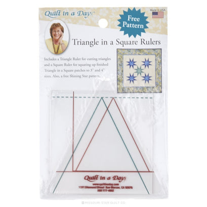 Quilt in a Day Triangle in a Square