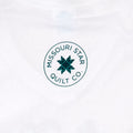 Quilt Now Sleep Later White V Neck T Shirt - XL Alternative View #1