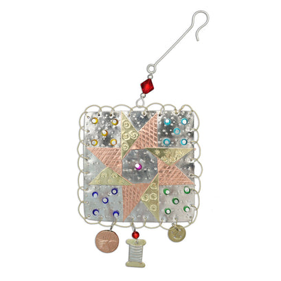 Quilt Star Sampler Ornament