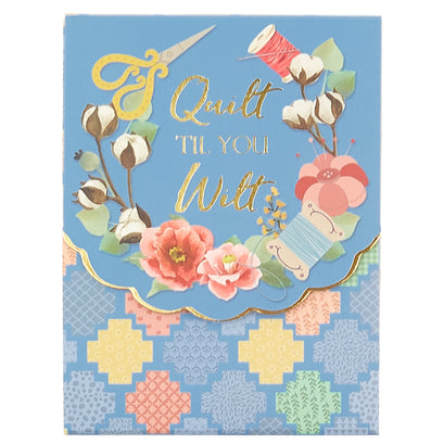 Quilt til You Wilt Pocket Notepad