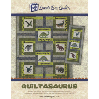 Quiltasaurus Pattern with Embroidery CD