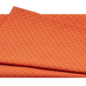 Quilters Combination 4518 - Grid with Crosses Rust One Yard Cut