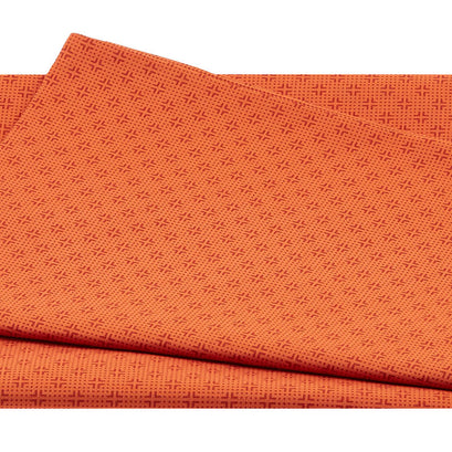 Quilters Combination 4518 - Grid with Crosses Rust One Yard Cut