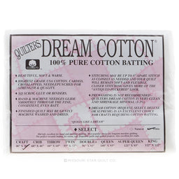 Quilter's Dream Select White Cotton Craft Batting