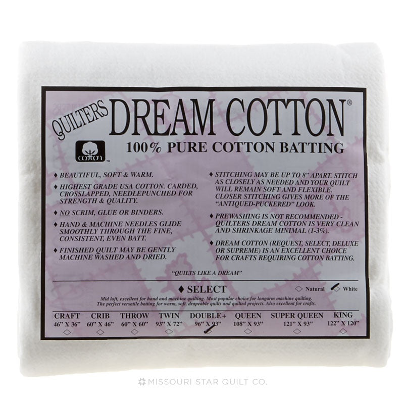 Quilter's Dream Select White Cotton Double