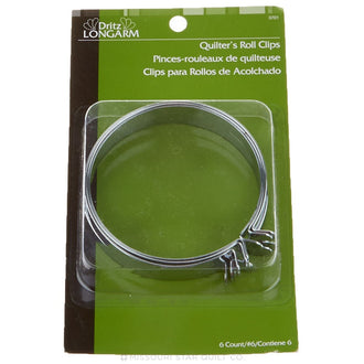 Quilter's Roll Clips Long Arm - 6 Count