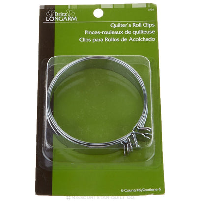 Quilter's Roll Clips Long Arm - 6 Count