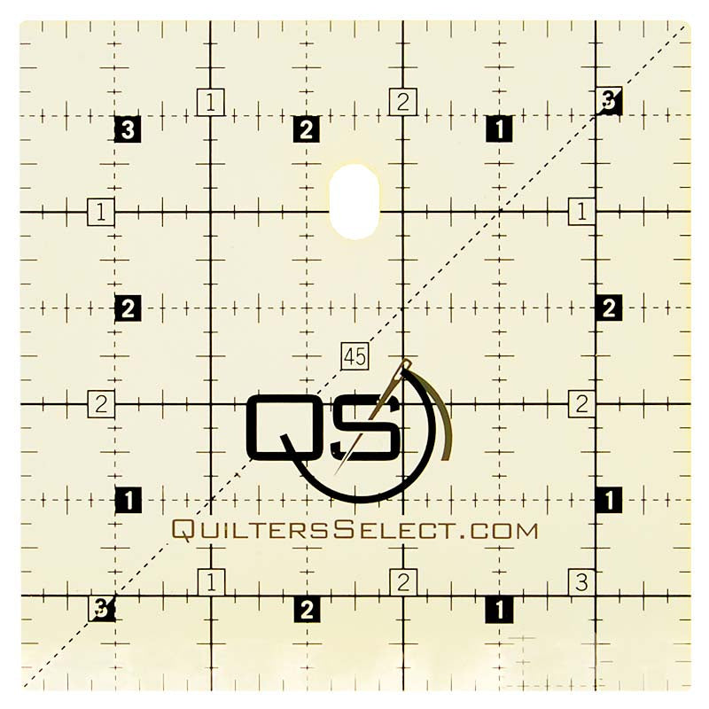 Quilters Select Non-Slip Ruler - 3.5" x 3.5"