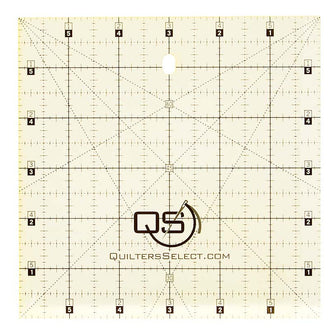 Quilters Select Non-Slip Ruler - 6" x 6"
