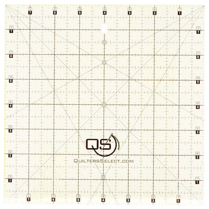 Quilters Select Non-Slip Ruler - 8" x 8"