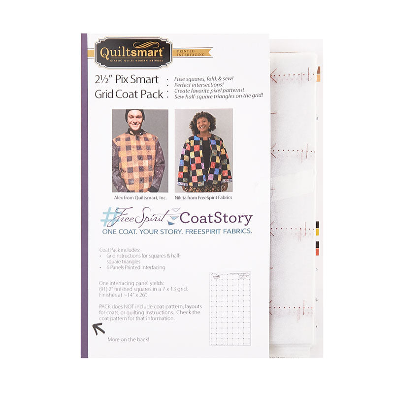 Quiltsmart 2 1/2" Grid Fusible Interfacing Coat Pack Primary Image