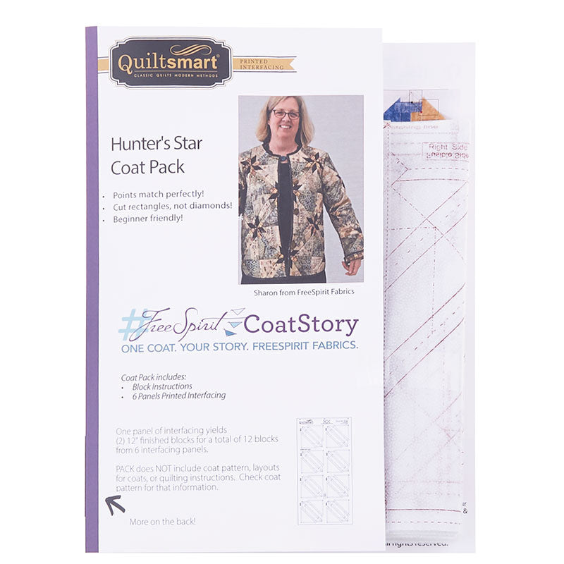 Quiltsmart Hunter's Star Fusible Interfacing Coat Pack Primary Image