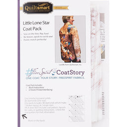 Quiltsmart Little Lone Star Fusible Interfacing Coat Pack
