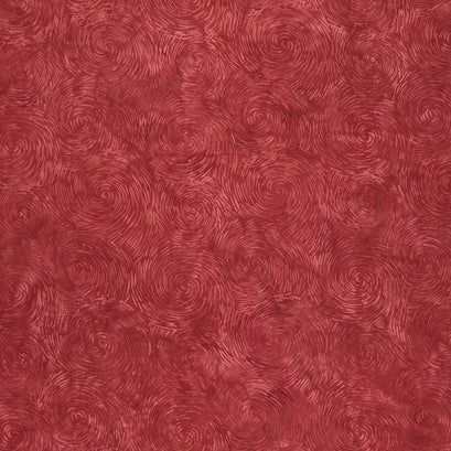 Radiance Batiks - Fast Swirl Pomegranate Yardage
