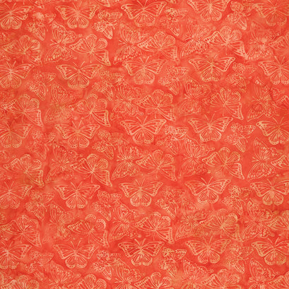 Radiance Batiks - Wild Butterfly Watermelon Yardage