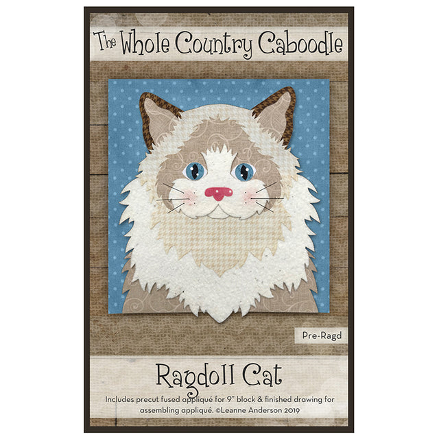 Ragdoll Cat Precut Fused Appliqué Pack