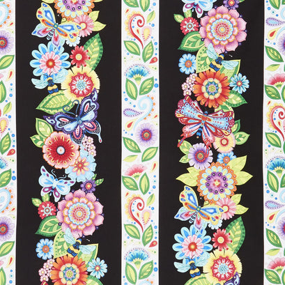 Rainbow Flight - Repeating Stripe Multi Yardage