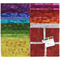 Rainbow of Jewels 10" Squares