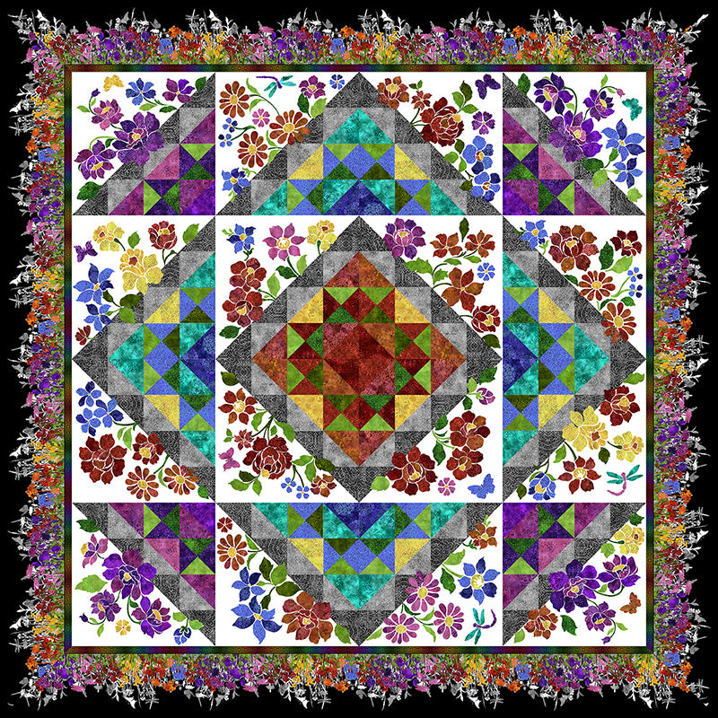 Rainbow of Jewels Block of the Month Primary Image