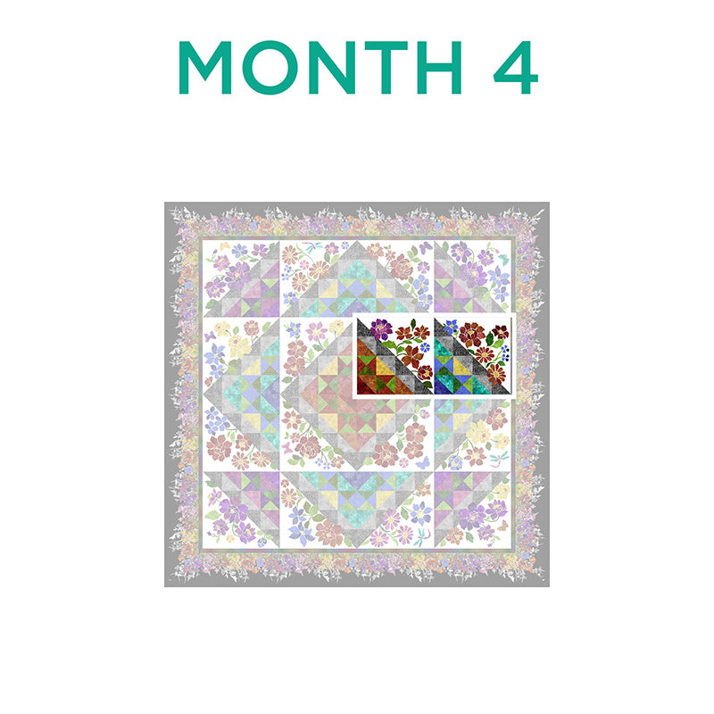 Rainbow of Jewels Block of the Month Alternative View #4
