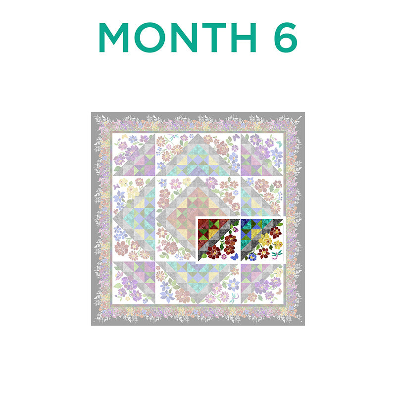 Rainbow of Jewels Block of the Month Alternative View #6