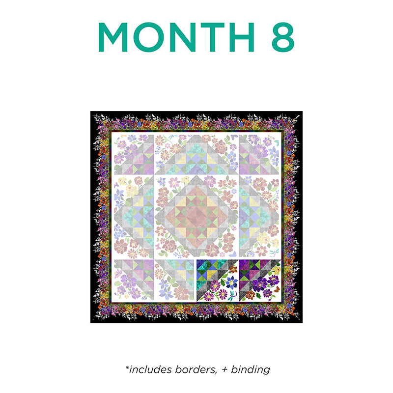Rainbow of Jewels Block of the Month Alternative View #8