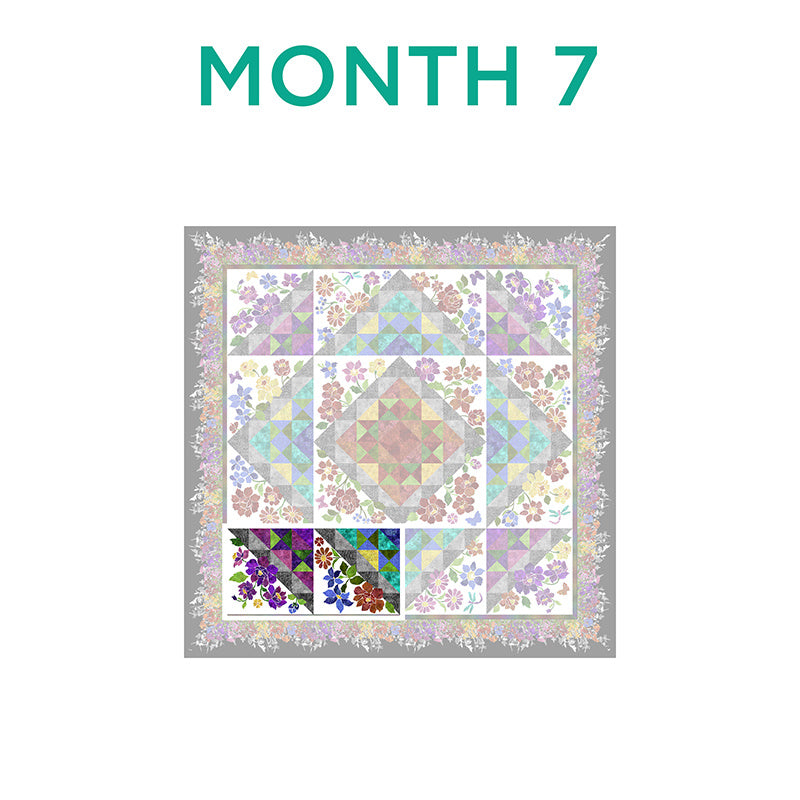 Rainbow of Jewels Block of the Month Alternative View #7